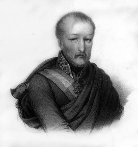 Portrett av Maria José Isidoro de Bourbon, Don Carlos (1788 - 1855) spedbarn av Spania, gravering fra 1800-tallet av Unknown artist