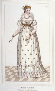 Portrett av Marie Louise fra Habsburg Lorraine. Keiserinne av franskmennene (Wien av Unknown artist