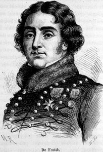 Portrait of Marie Pierre Louis, Count De Frotté (1755-1800), chief of the Norman chouannerie, he was shot by Bonaparte. av Unknown artist