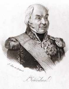 Portrait of Marshal Jean Baptiste Jourdan (1762 - 1833). av Unknown artist