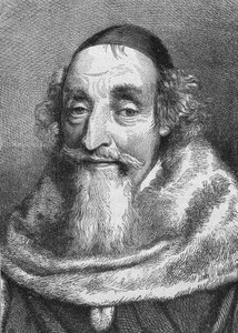 Portrett av Mathieu Molé (1584 til 1656). Sønn av Edouard Molé, han var første president for parlamentet i Paris (1641). av Unknown artist