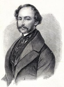 Portrait of Maximilian II king of Bavaria - Portrait of Maximilian II Joseph de Baviere (1811 - 1864) av Unknown artist