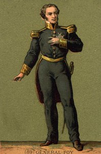 Portrait of Maximilian Sébastien Foy. French General and Politician (1775 to 1825) av Unknown artist