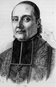Portrett av Monsignor Sibour, fransk prelat (1792 -1857) av Unknown artist