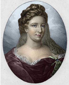 Portrett av fru Antoinette Deshoulières (1634-1694) av Unknown artist