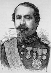 Portrett av Napoleon III (1808 - 1873). Gravering av slutten av 1800-tallet i "Histoire de France"" av H. Martin. av Unknown artist