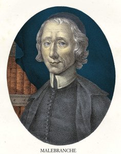 Portrett av Nicolas Malebranche (1638 - 1715) fransk filosof og teolog. av Unknown artist
