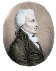 Portrett av Nicolo Zingarelli (1752-1837) italiensk komponist. av Unknown artist