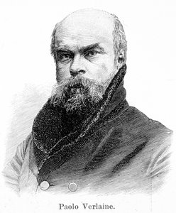 Portrett av Paul Verlaine (1844 - 1896) av Unknown artist