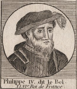 Portrett av Philip IV the Fair av Unknown artist
