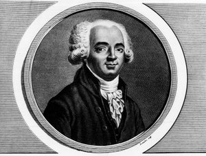 Portrett av Pierre Louis Manuel (1751-1793) deputert for Seinen ved nasjonalkonvensjonen. Gravering i "" Komplett samling av historiske malerier fra den franske revolusjonen, i tre bind.""" 1804. av Unknown artist