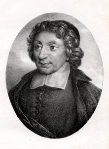 Portrett av Pierre Nicole (1625 - 1695) ivrig forsvarer av jansenismen fra et maleri av Port Royal. av Unknown artist
