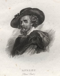 Portrait of Pierre Paul (Pierre-Paul) Rubens (or Peter Paul or Petrus Paulus) (1577-1640) av Unknown artist