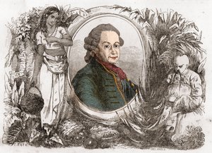 Portrett av Pierre Poivre (1719-1786), fransk kolonialadministrator og agronom. av Unknown artist