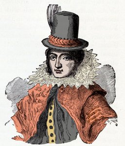 Portrett av Pocahontas (Matoaka, Amatute), deretter Rebecca Rolfe (ca. 1595-1617) av Unknown artist
