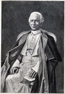 Portrett av pave Leo XIII (1810-1903) av Unknown artist