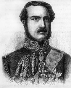 Portrait of Prince Albert, Prince of England and Ireland (1819-1861). av Unknown artist