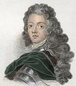 Portrett av prins Eugene av Savoie-Carignan (Savoie Carignan, greve av Soissons (1663-1736), fransk militær. Gravering fra 1800-tallet. av Unknown artist