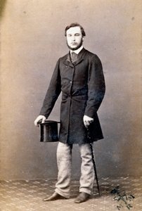 Portrett av Ricciotti Garibaldi (1847-1924), sønn av den italienske patrioten Giuseppe Garibaldi og hans første kone Anita av Unknown artist