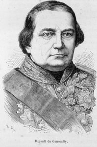 Portrett av Rigault de Genouilly av Unknown artist