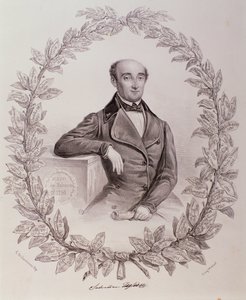 Portrett av Salvatore Taglioni (gravering av Unknown artist