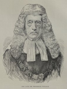 Portrett av Sir Federick Pollock av Unknown artist