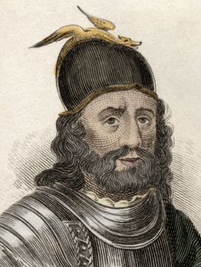 Portrett av Sir William Wallace (Braveheart) (ca. 1270-1305), skotsk ridder. Gravering av 1800-tallet. av Unknown artist