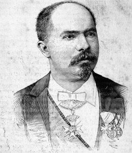 Portrett av Stamboulof (eller Stamboulov av Unknown artist
