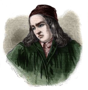 Portrett av Teodorico (Theodore Theodoric) av Niem (eller Nieheim) (1345-1418) tysk historiker. av Unknown artist