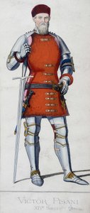 Portrett av Vittore Pisani. Venetiansk admiral (1324 - 1380). av Unknown artist