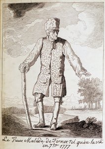 Portrett av Voltaire (1694 - 1778), fransk forfatter og filosof, eldre. av Unknown artist