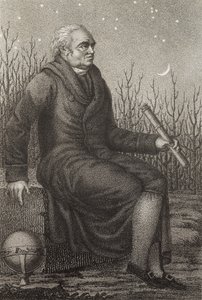 Portrett av William Herschel (1738-1822) tyskfødt britisk astronom - av Unknown artist