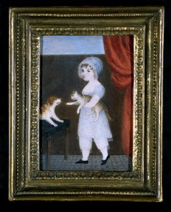 Portrait of a Girl, ca. 1820 (akvarell på elfenben) av Unknown artist