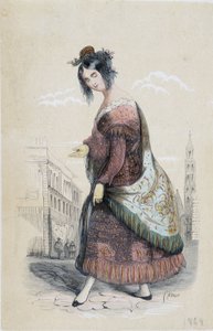 Portrett av en sigøyner fra Sevilla av Unknown artist
