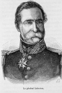 Portrett av den franske general Lebreton. av Unknown artist