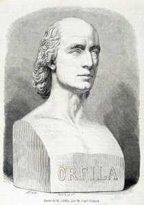 Portrett av den franske legen og kjemikeren Orfila (1787 - 1853). av Unknown artist