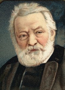 Portrett av den franske forfatteren Victor Hugo (1802 - 1885). av Unknown artist