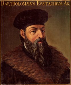 Portrett av den italienske anatomen og legen Bartolomeo Eustachi (Barthelemy Eustache) (1505-1574) Anonymt maleri. Padua fra 1500-tallet, Universite Italy - Portrett av den italienske anatomen og legen Bartolomeo Eustachi (1505-1574). Anonym maling av Unknown artist