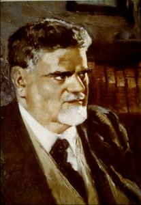 Portrett av den italienske filosofen Giovanni Gentile (maleri) av Unknown Artist