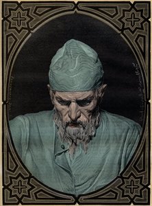 Portrett av tsaren Ivan IV den grusomme (1530-1584) - gravering av Unknown artist