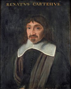 Portrett av filosofen Rene Descartes (1596-1650), Anonym . Olje på lerret av Unknown artist