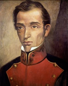 Portrett av politikeren Francisco Garcia Salinas (1786-1841) Anonymt maleri - Mexico by fra 1800-tallet, National Historical Museum, Chateau de Chapultepec av Unknown artist