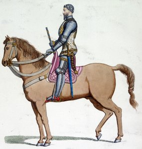Portrett på hesten til Bernabo Visconti (1319-1385), Lord of Milano. av Unknown artist