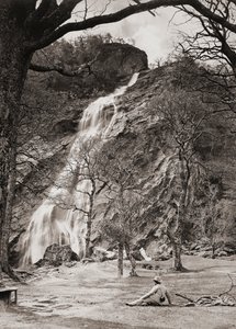 Powerscourt-fossen, Irland av Unknown artist