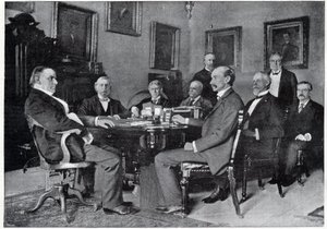 President McKinley and his Cabinet in the White House av Unknown artist
