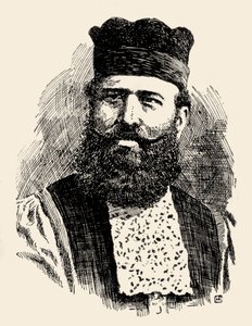 Rabbi Benjamin Artom var Haham for de spanske og portugisiske jødene i Storbritannia av Unknown artist