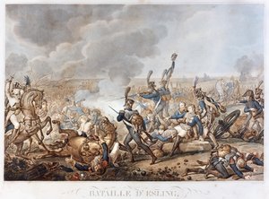 Representation of the Battle of Esling on May 22 av Unknown artist
