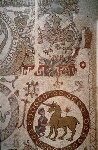 Representasjon av den imaginære indiske faunaen som symboliserer bedriftene til Alexander den store av Unknown artist
