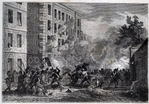 Revolusjon 1830 - Polyteknikeren Louis Vaneau (Vanneau av Unknown artist