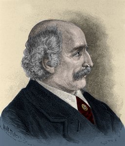 Risorgimento: portrett av patrioten, filosofen, den politiske tenkeren Carlo Cattaneo (1801-1869) gravering fra 1800-tallet. av Unknown artist